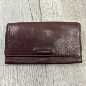 Vintage Fossil Brown Long Wallet